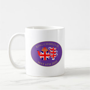 King Charles III Kroning Union Jack Theeset Koffiemok