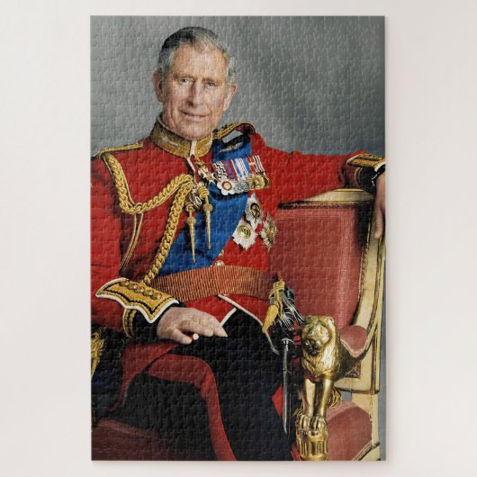 King Charles III Legpuzzel (Verticaal)