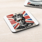 King Charles III onderzetter Union Jack (Linkerzijde)