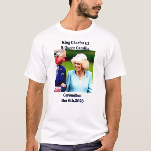 King Charles III & Queen Camilla Coronation T-shirt