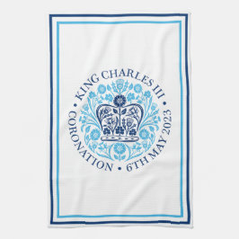 King Charles III Royal Coronation Souvenir Theedoek