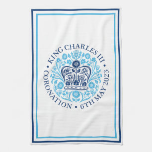 King Charles III Royal Coronation Souvenir Theedoek