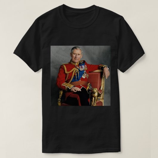 King Charles iii T-shirt (Design voorkant)