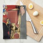 King Charles III Theedoek (Quarter Fold)