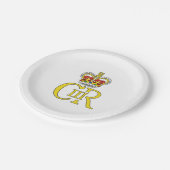 King Charles III UK paper bord - straatfeest (Gekanteld)