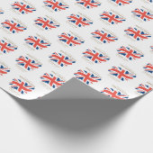 King Charles III Union Jack Flag Cadeaupapier (Hoek)