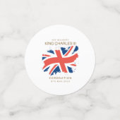 King Charles III Union Jack Flag Confetti (Kleine voorkant)