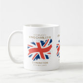 King Charles III Union Jack Flag Koffiemok (Links)