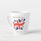 King Charles III Union Jack Flag Latte Mok (Linkerhoek)