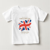 King Charles III Union Jack Flag T-Shirt (Voorkant)