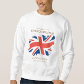 King Charles III Union Jack Flag T-Shirt (Voorkant)
