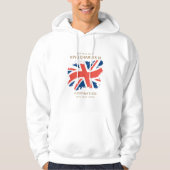 King Charles III Union Jack Flag T-Shirt Sweatshir (Voorkant)