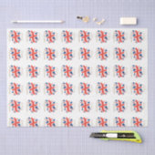 King Charles III Union Jack Flag Tissuepapier (Craft)