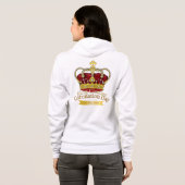 King Charles III Union Jack Vlag Hoodie (Achterkant volledig)