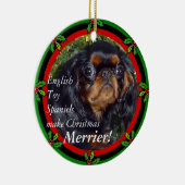 King Charles Kerstornament Keramisch Ornament (Rechts)