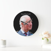 King Charles lll Acrylic Wall klok (Huis)