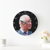 King Charles lll Acrylic Wall klok (Huis)