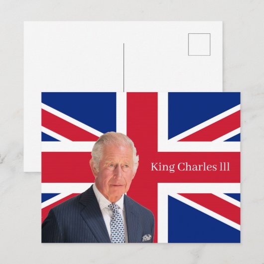 King Charles lll Briefkaart (Voorkant / Achterkant)
