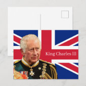 King Charles lll Briefkaart (Voorkant / Achterkant)