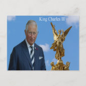 King Charles lll Briefkaart (Voorkant)