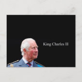 King Charles lll Briefkaart (Voorkant)