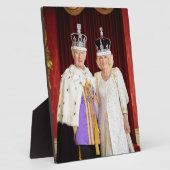 King Charles Queen Camilla Buckingham Palace Fotoplaat (Zijkant)