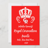 King Charles Royal Coronation Kaart (Voorkant)