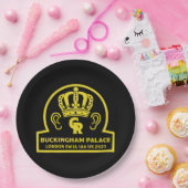 King Charles Royal Coronation Papieren Bordje (Feest)