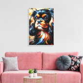 King Charles Spaniel Acryl Print Canvas Kunst (Insitu (Woonkamer))