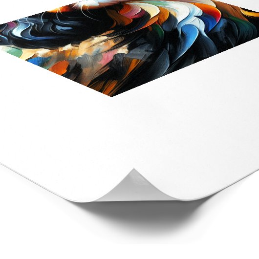 King Charles Spaniel Acryl Print Poster (Hoek)