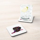 king Charles spaniel and roses sweet  Bier Onderzetter (Rechterzijde)