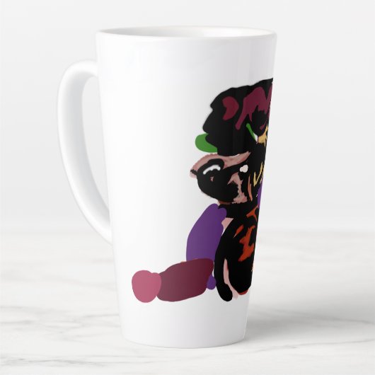 king Charles spaniel and roses sweet  Latte Mok (Linkerhoek)