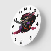 king Charles spaniel and roses sweet  Ronde Klok (Hoek)