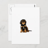 King Charles Spaniel Black & Tan Briefkaart (Voorkant / Achterkant)