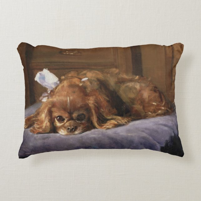 King Charles Spaniel Decoratief Kussen (Voorkant)