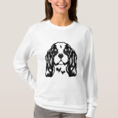 King Charles Spaniel Dog T-shirt (Voorkant)