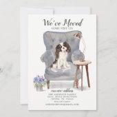 King Charles Spaniel Dog | Verplaatsingsaankondigi Aankondiging (Voorkant)