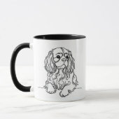 King Charles Spaniel Eigenaar Hondenliefhebber Mok (Links)