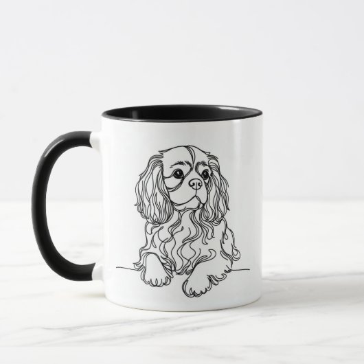 King Charles Spaniel Eigenaar Hondenliefhebber Mok (Links)