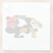 king charles spaniel glazen onderzetter (Achterkant)