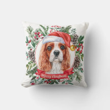 King Charles Spaniel Holiday Custom Sierkussen