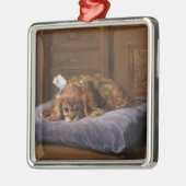 King Charles Spaniel Metalen Ornament (Links)
