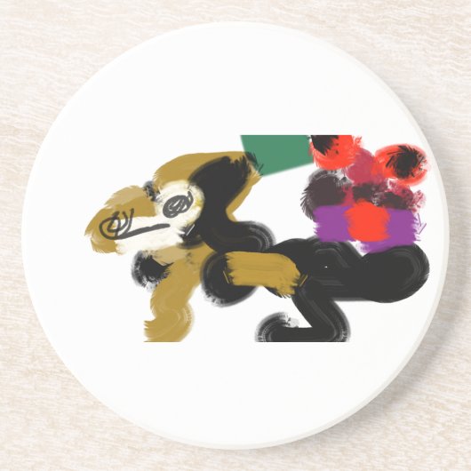 king charles spaniel zandsteen onderzetter (Voorkant)