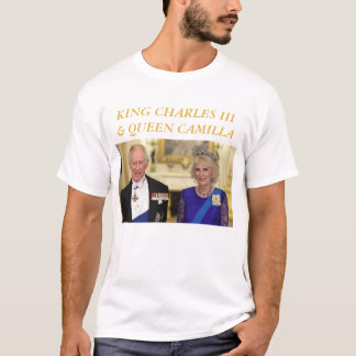 King Charles Third & Queen Camilla T-shirt