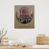 King Charles X ontvangt de Knachten Poster (Keuken)