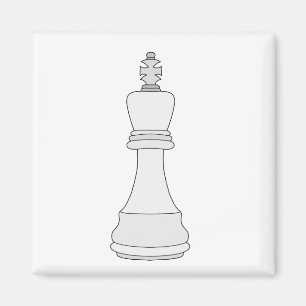 King Chess Magneet