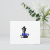 King Chess Piece Briefkaart (Staand voorkant)