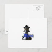 King Chess Piece Briefkaart (Voorkant / Achterkant)