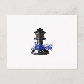 King Chess Piece Briefkaart