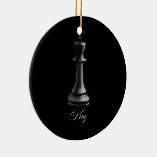 King Chess Piece Halloween Costume Chess Lover Keramisch Ornament (Rechts)